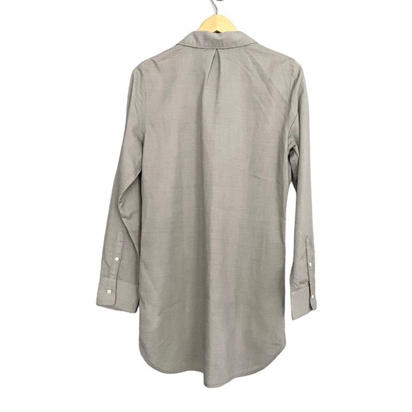 Icebreaker Gray Merino Wool Kala Tunic Travel Dress Heather Snow Sz M - Picture 5 of 12